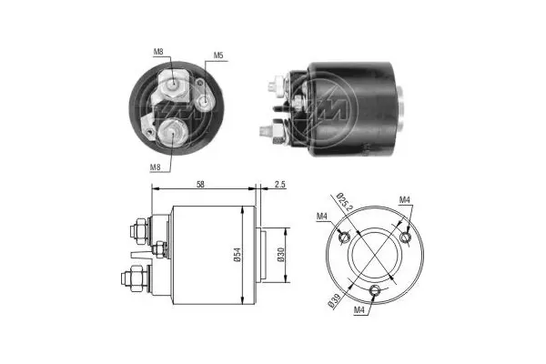 магнитен превключвател, стартер ERA                 