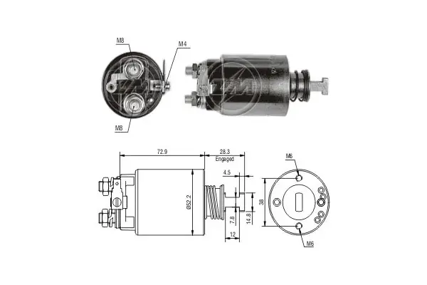 магнитен превключвател, стартер ERA                 