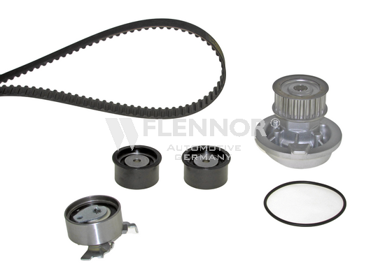 водна помпа- к-кт ангренажен ремък FLENNOR             
