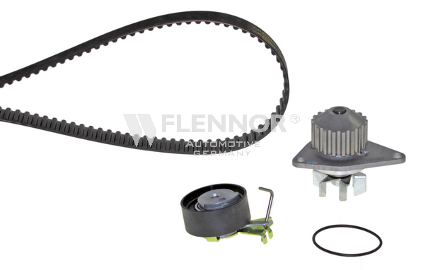 водна помпа- к-кт ангренажен ремък FLENNOR             