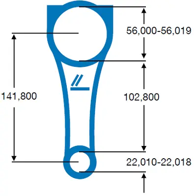 мотовилка (биела) IPSA                