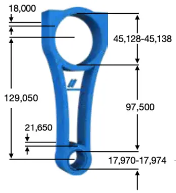 мотовилка (биела) IPSA                