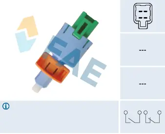 ключ за спирачните светлини FAE                 