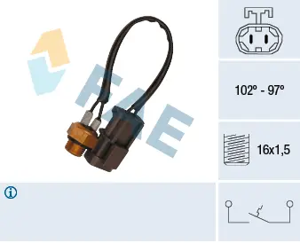 термошалтер, вентилатор на радиатора FAE                 