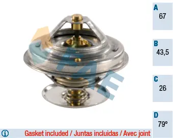 термостат, охладителна течност FAE                 