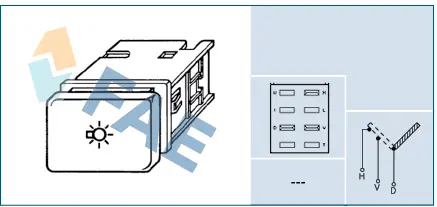 ключ, главни светлини FAE                 