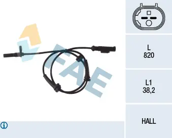 датчик, обороти на колелото FAE                 