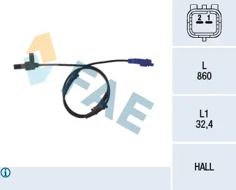 датчик, обороти на колелото FAE                 