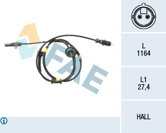 датчик, обороти на колелото FAE                 