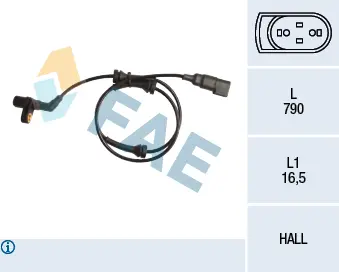датчик, обороти на колелото FAE                 