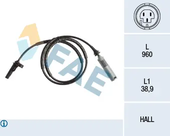 датчик, обороти на колелото FAE                 