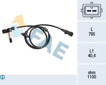 датчик, обороти на колелото FAE                 
