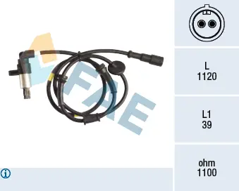 датчик, обороти на колелото FAE                 