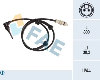 датчик, обороти на колелото FAE                 
