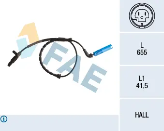 датчик, обороти на колелото FAE                 