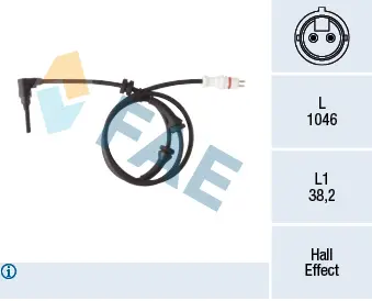 датчик, обороти на колелото FAE                 