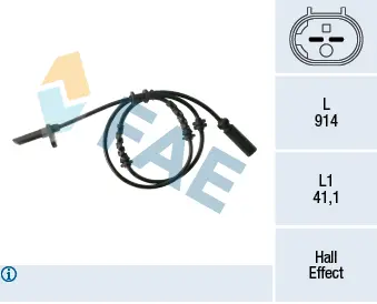 датчик, обороти на колелото FAE                 