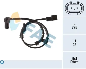 датчик, обороти на колелото FAE                 