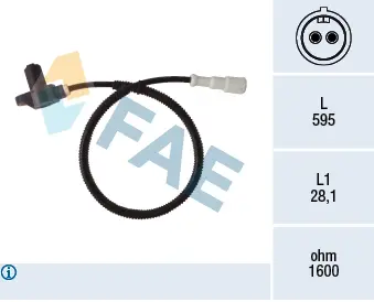 датчик, обороти на колелото FAE                 