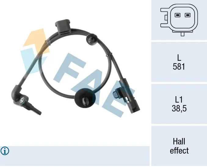 датчик, обороти на колелото FAE                 