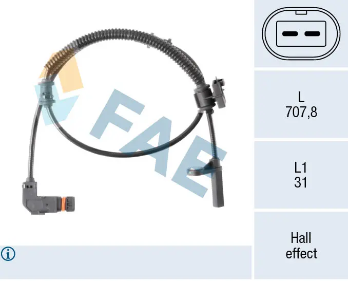 датчик, обороти на колелото FAE                 