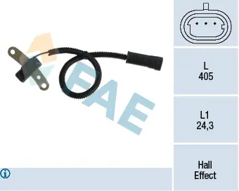 импулсен датчик, колянов вал FAE                 