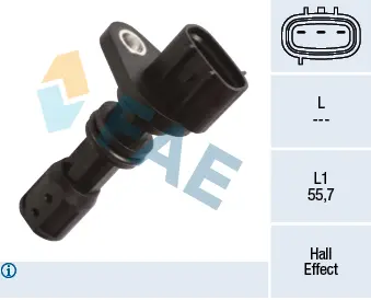 импулсен датчик, колянов вал FAE                 