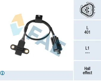 импулсен датчик, колянов вал FAE                 