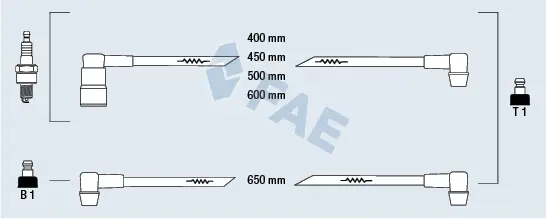 комплект запалителеи кабели FAE                 