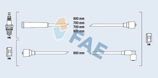 комплект запалителеи кабели FAE                 