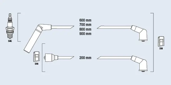 комплект запалителеи кабели FAE                 