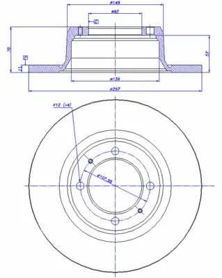 спирачен диск CAR                 