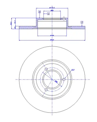 спирачен диск CAR                 