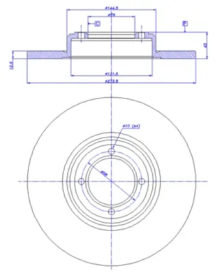 спирачен диск CAR                 