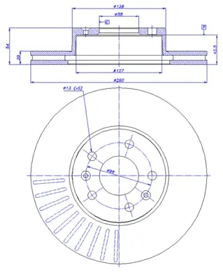 спирачен диск CAR                 