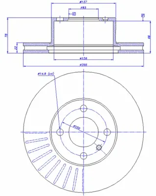 спирачен диск CAR                 