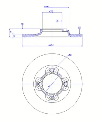 спирачен диск CAR                 