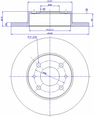 спирачен диск CAR                 