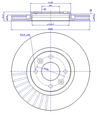 спирачен диск CAR                 