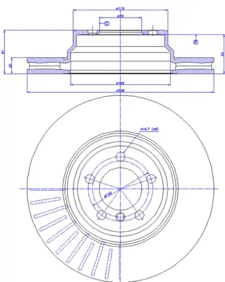 спирачен диск CAR                 