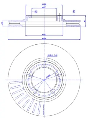 спирачен диск CAR                 