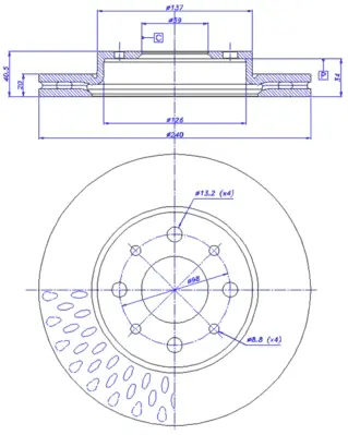 спирачен диск CAR                 