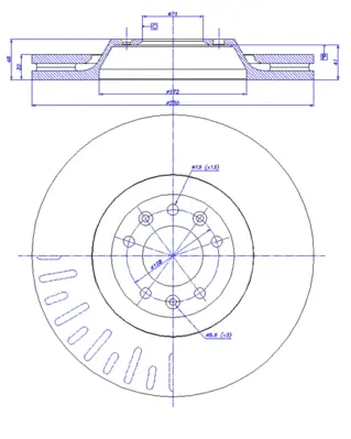 спирачен диск CAR                 