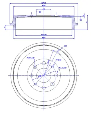 спирачен барабан CAR                 