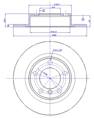 спирачен диск CAR                 