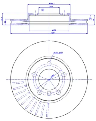 спирачен диск CAR                 