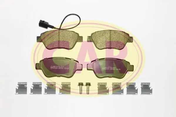 комплект спирачно феродо, дискови спирачки CAR                 