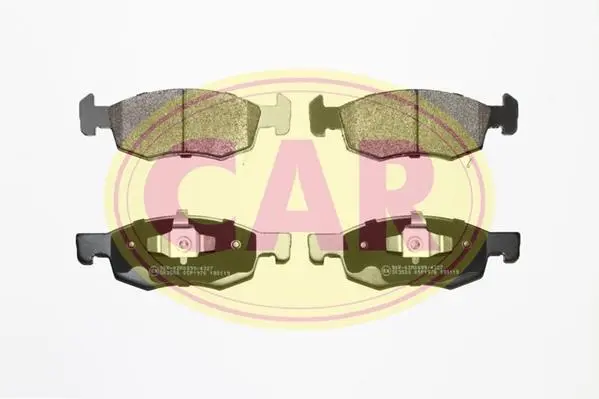 комплект спирачно феродо, дискови спирачки CAR                 