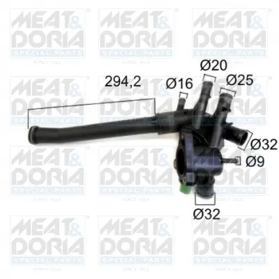 термостат, охладителна течност MEAT & DORIA        