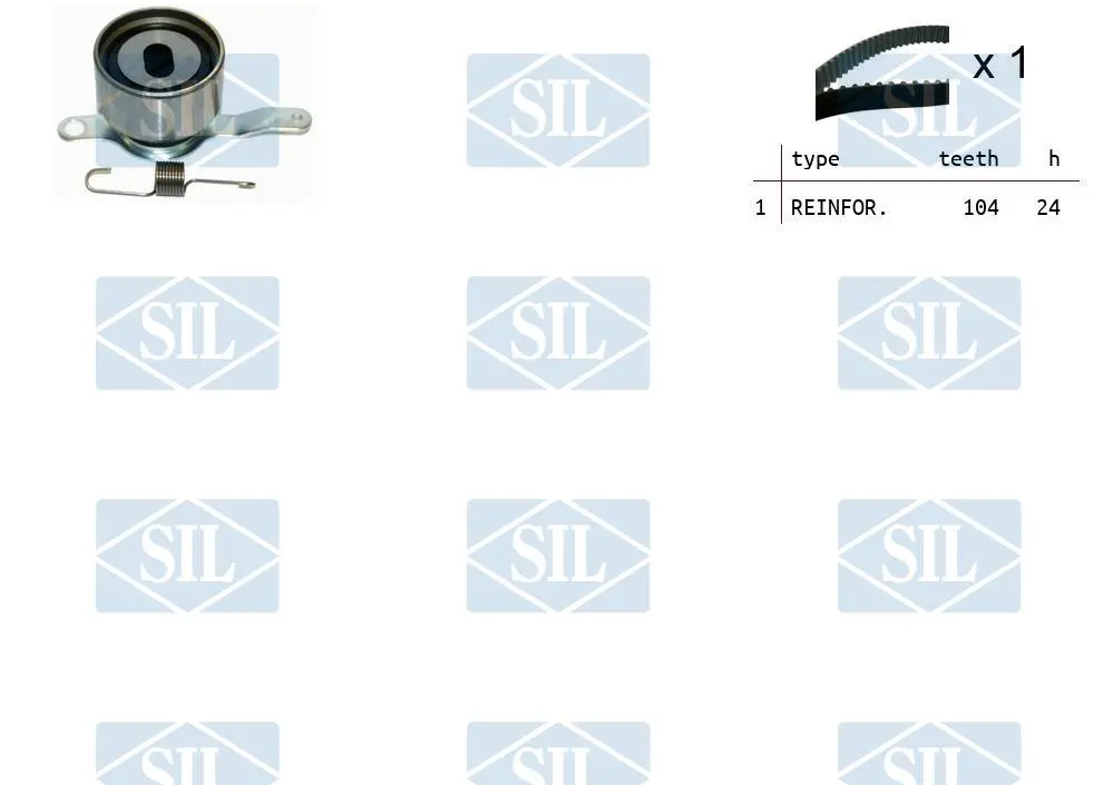 комплект ангренажен ремък Saleri SIL          